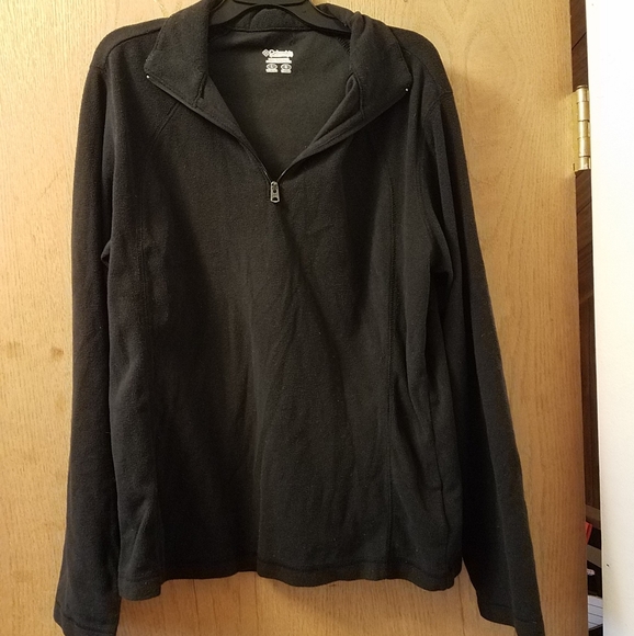 Women's black Columbia fleece zip up jacket - Picture 1 of 3